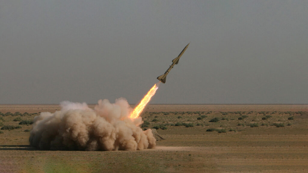 Iranian short range missile (Tondar) is